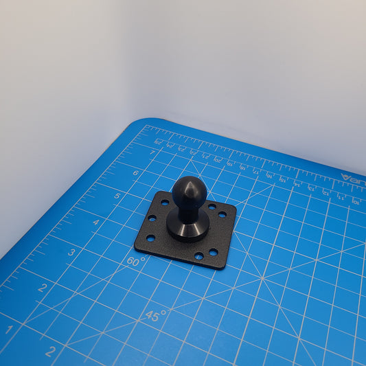 Aluminum 20mm Swivel Ball to 4-Hole AMPS Adapter