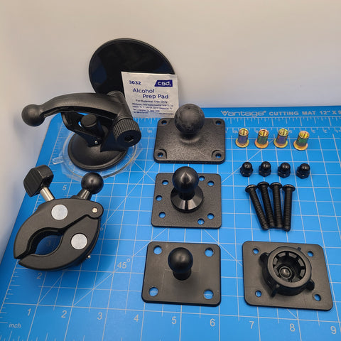 25mm/1" Ball AMPS Double Splitter