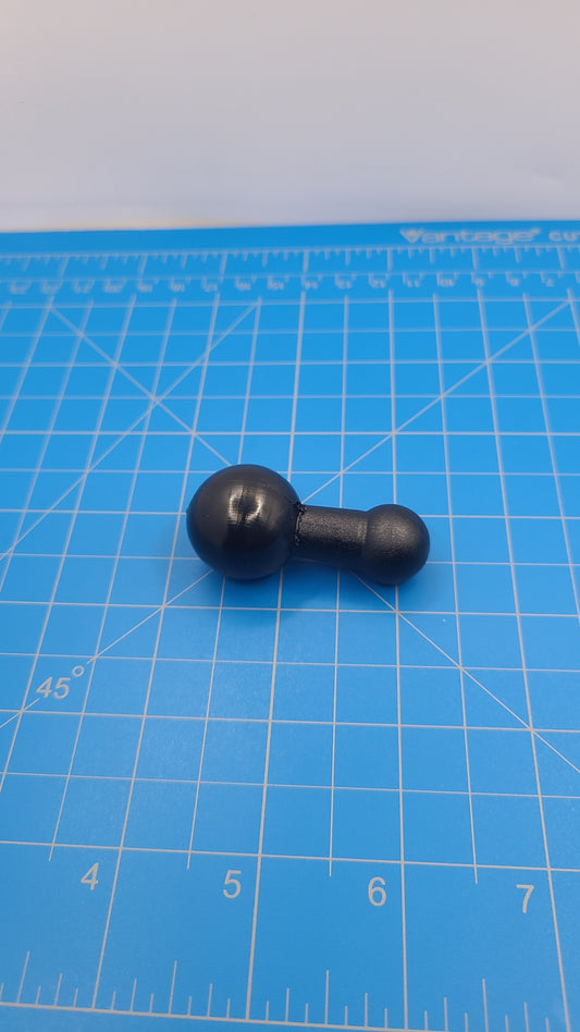 25mm/1" Ball to 17mm Ball Adapter