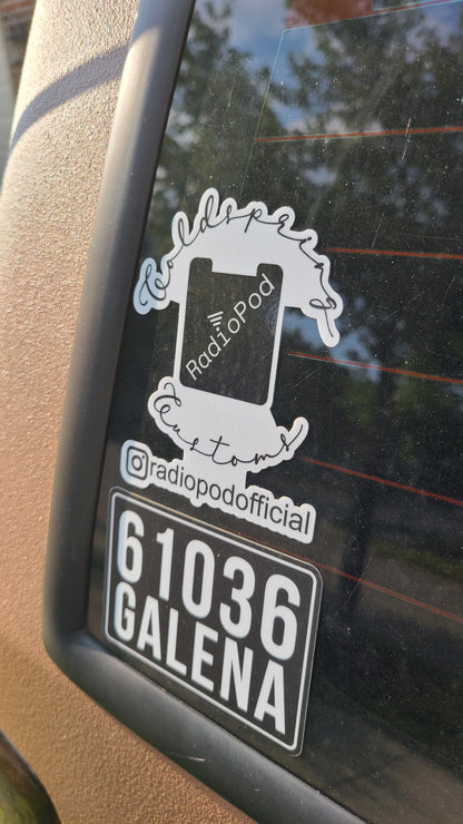 Coldspring Customs RadioPod Sticker