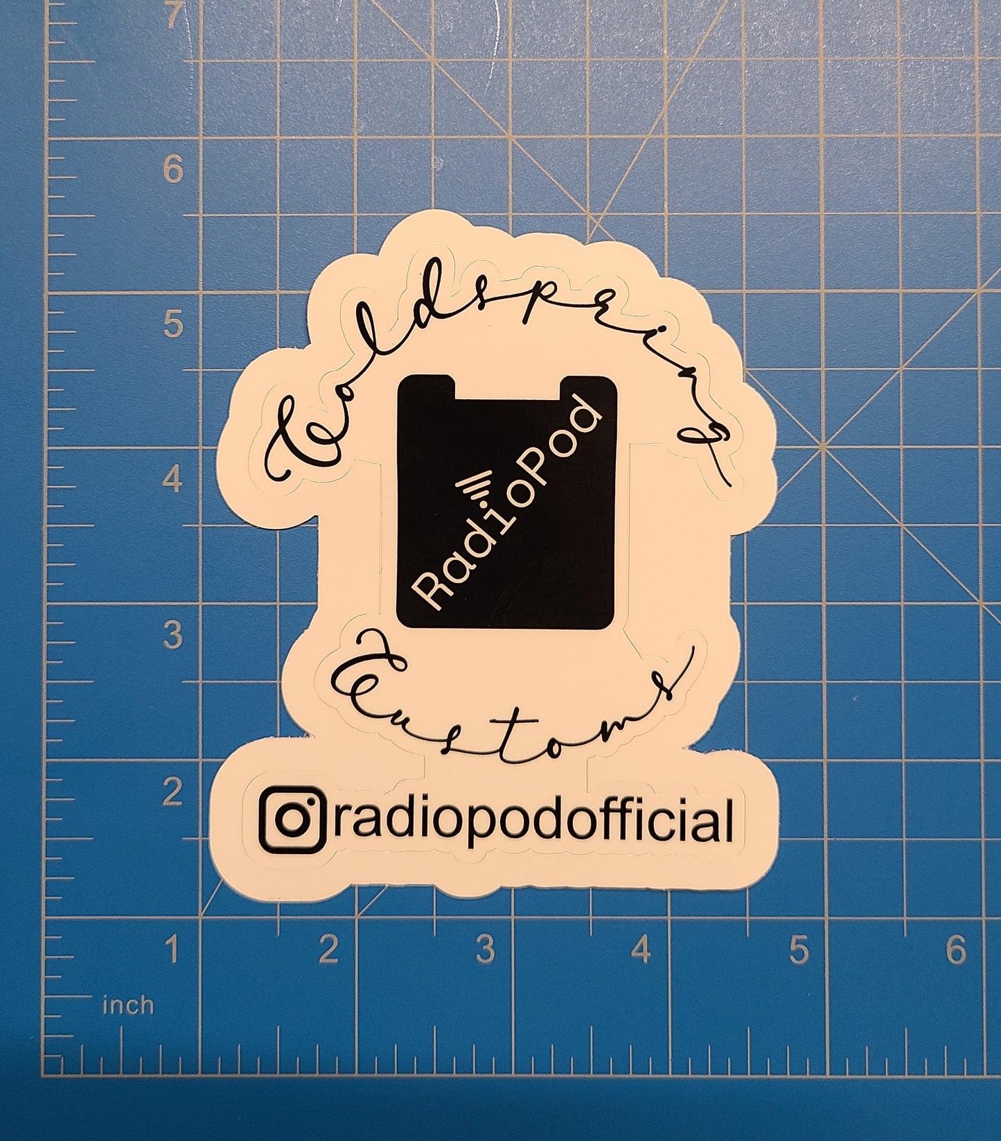 Coldspring Customs RadioPod Sticker