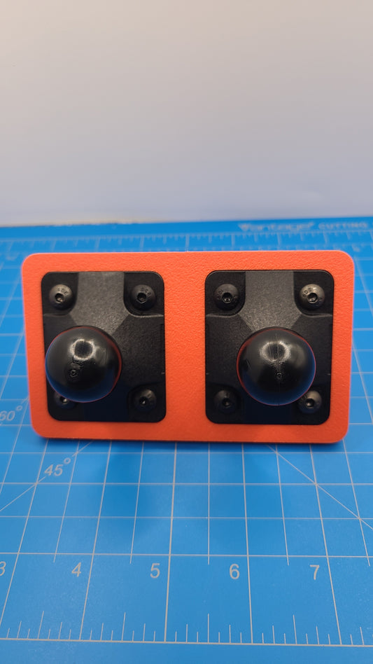 25mm/1" Ball AMPS Double Splitter